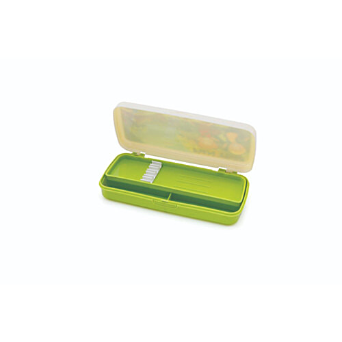 Hazel Perfect Plastic Pencil Box - Durable, Lightweight, Green, 1 pc  