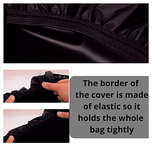 JBG Home Store Rain Cover - BP-30LTO45L, For Backpack Bags, Rubberized Material, Elastic Adjustable, Black, 1 pc  