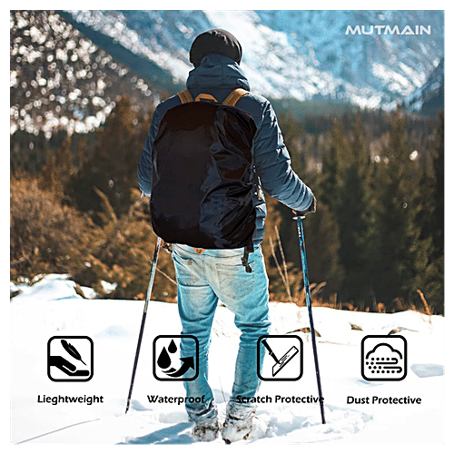 JBG Home Store Rain Cover - BP-30LTO45L, For Backpack Bags, Rubberized Material, Elastic Adjustable, Black, 1 pc  