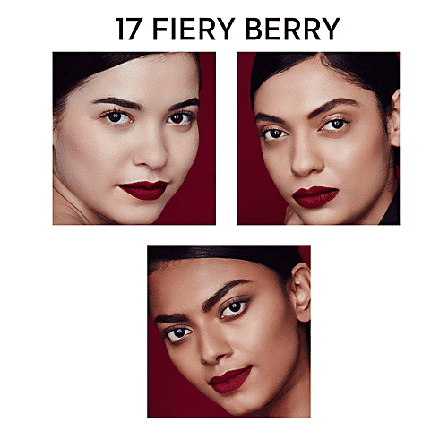 Sugar Cosmetics Smudge Me Not Liquid Lipstick - High Pigmentation, 17 Fiery Berry, Marsala, 4.5 ml  