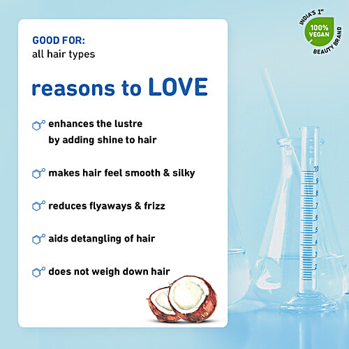 Plum Coconut & Squalane Nutri-Shine Hair Serum - With Vitamin E & Almond Oil, 75 ml  