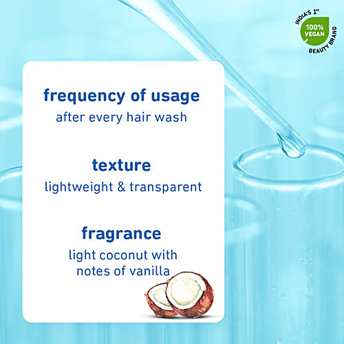 Plum Coconut & Squalane Nutri-Shine Hair Serum - With Vitamin E & Almond Oil, 75 ml  