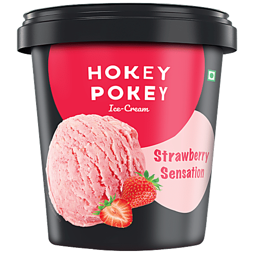 Buy Hokey Pokey Ice Cream Strawberry Sensation Online at Best Price