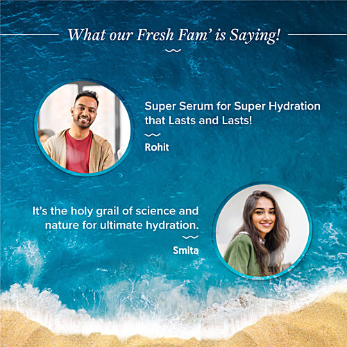 Aqualogica Hydrate+ Face Serum - Coconut Water & Hyaluronic Acid, For Dewy & Plump Skin, 30 ml  