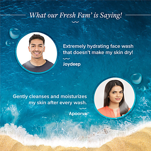 Aqualogica Hydrate+ Face Wash - Coconut Water & Hyaluronic Acid, For Deep Cleansing & Hydration, 100 ml