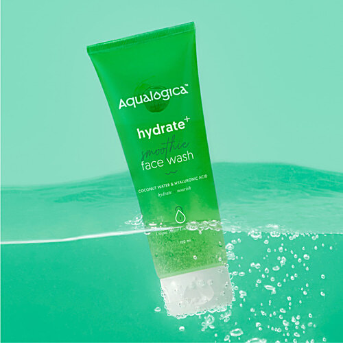 Aqualogica Hydrate+ Face Wash - Coconut Water & Hyaluronic Acid, For Deep Cleansing & Hydration, 100 ml