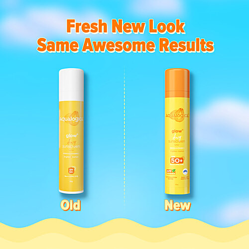 Aqualogica Dewy Sunscreen - Papaya & Vitamin C, SPF 50 PA+++, 50 g  