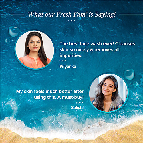 Aqualogica Radiance+ Smoothie Face Wash - Watermelon & Niacinamide, Illuminates Skin, 100 ml  