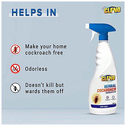 Cleno Herbal Cockroach Repellent Spray, 450 ml