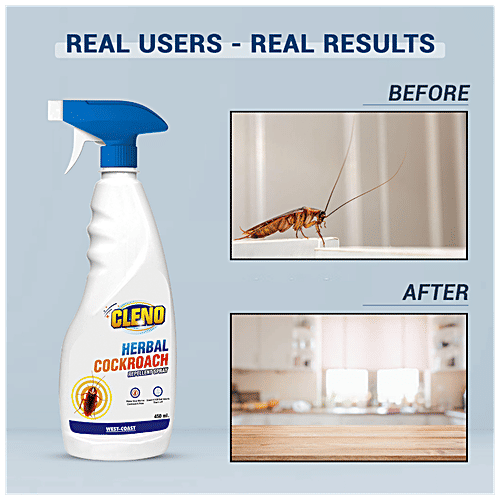 Cleno Herbal Cockroach Repellent Spray, 450 ml