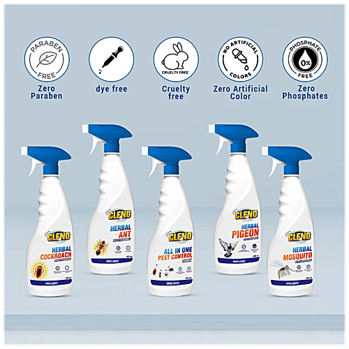Cleno Herbal Cockroach Repellent Spray, 450 ml