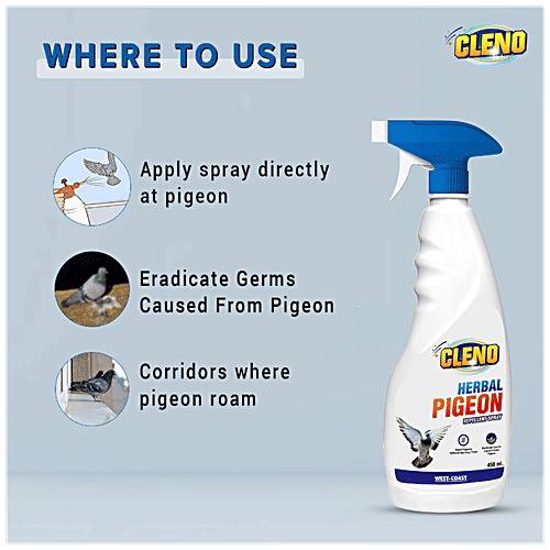 Buy Cleno Herbal Pigeon Repellent Spray Online at Best Price of Rs 500