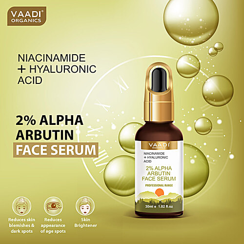 Buy VAADI HERBALS 2 Alpha Arbutin Face Serum With Niacinamide