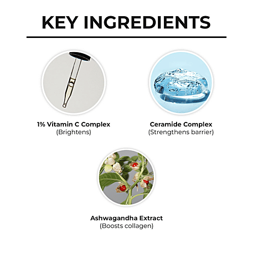 Dr. Sheth's Ceramide & Vitamin C Oil-Free Moisturizer - Lightweight, For All Skin Types, 50 g  