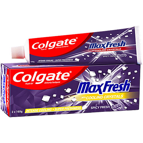 Buy Colgate MaxFresh Purple Gel Toothpaste Spicy Fresh With Menthol