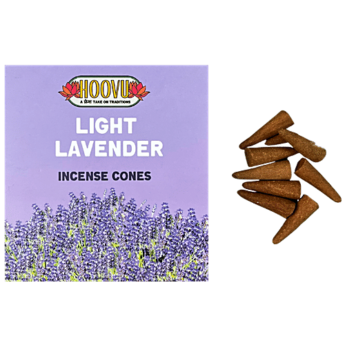 Buy Hoovu Fresh Incense Cones Light Lavender Online at Best Price of