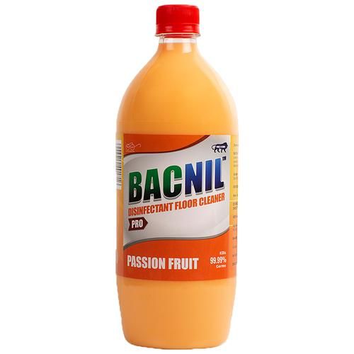 Bacnil Pro Disinfectant Floor Cleaner - Passion Fruit Fragrance, Removes Tough Stains, 1 L  