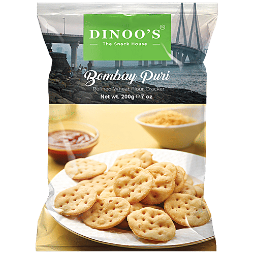 DINOO'S Namkeen - Bombay Puri, 200 g Pouch 