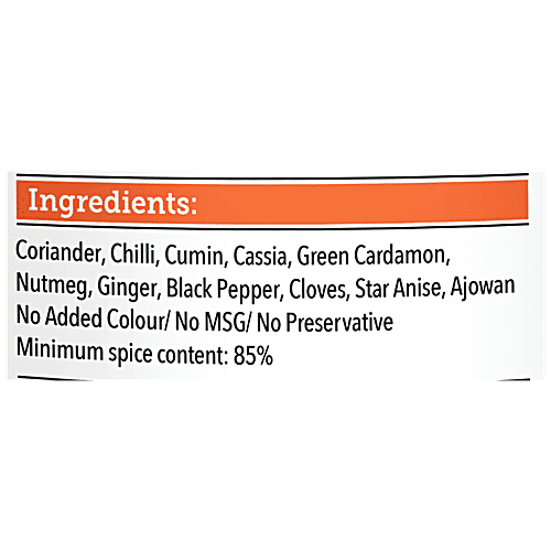 Buy On1y Garam Masala Low Sodium, No Added Colours & Preservatives