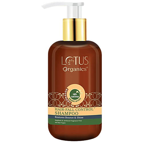 Buy Lotus Organics+ Hair Fall Control Shampoo Rosemary, Restores