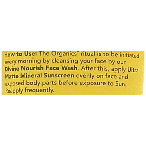 Lotus Organics+ Ultra Matte Mineral Sunscreen - SPF 40, PA+++, Preservative Free, All Skin Types, 50 g  
