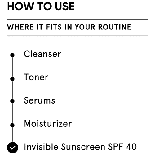 Minimalist Invisible Sunscreen - SPF 40, PA +++, With Tomato Fruit Extract, Squalane & Jojoba Seed Oil, 50 g  