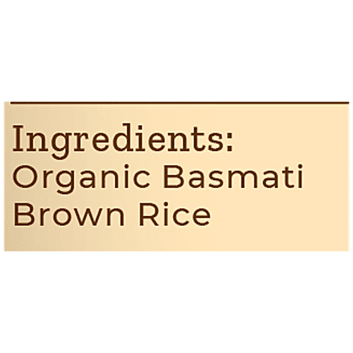 Buy Jiwa Organic Basmati Brown Rice 100 Natural & Gluten Free Online
