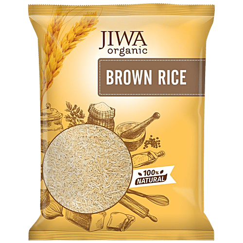 Buy Jiwa Organic Basmati Brown Rice 100 Natural & Gluten Free Online