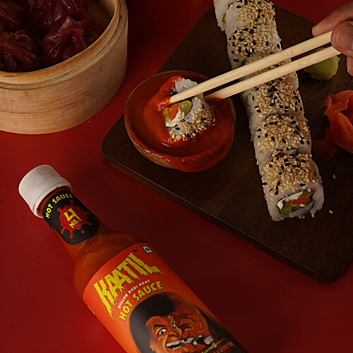 Kaatil Hot Sauce - No.4, 200 g  Made from Byadgi & Guntur Chillies