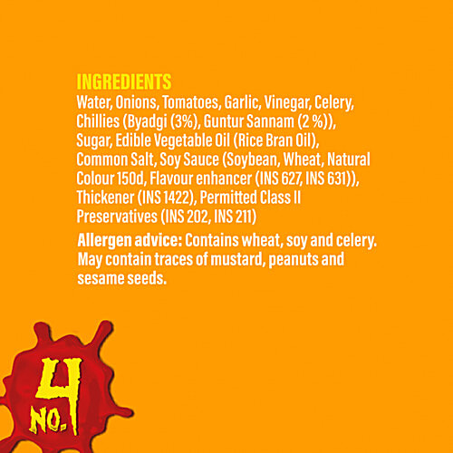 Kaatil Hot Sauce - No.4, 200 g  Made from Byadgi & Guntur Chillies