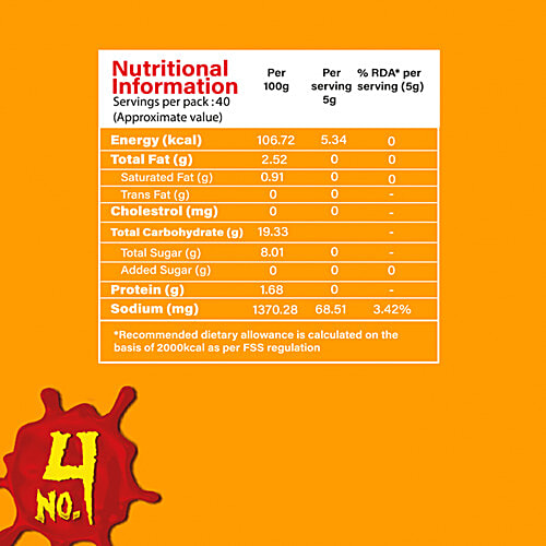 Kaatil Hot Sauce - No.4, 200 g  Made from Byadgi & Guntur Chillies