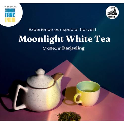 Dorje White Tea Moonlight Sonata - Grown In Darjeeling, 100% Organic, 50 g  