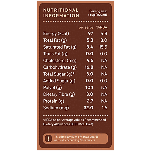 Go Zero Belgian Dark Chocolate Guilt Free Ice Cream Scoops, 100 ml  No Added Sugar, Low Calorie