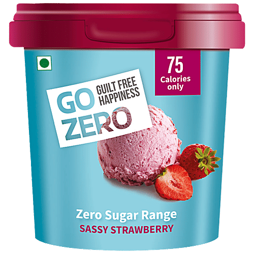 Buy Go Zero Zero Sugar Ice Cream Sassy Strawberry Online at Best Price of Rs 96 bigbasket