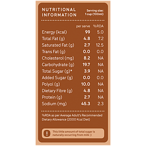 Go Zero Mocha Fudge Brownie Guilt Free Ice Cream, 100 ml Cup Zero Added Sugar, Low Calorie