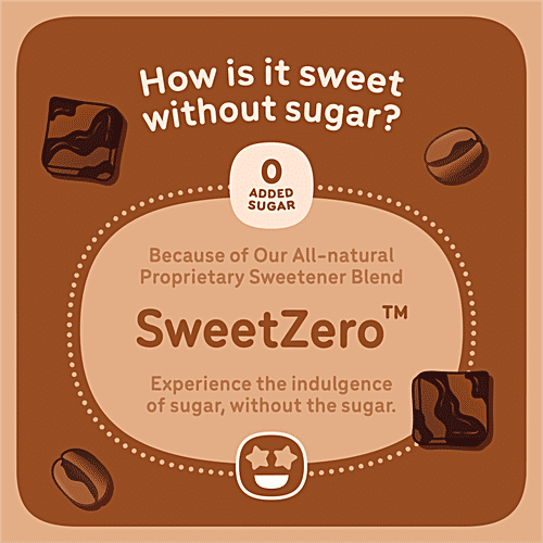 Go Zero Mocha Fudge Brownie Guilt Free Ice Cream, 100 ml Cup Zero Added Sugar, Low Calorie