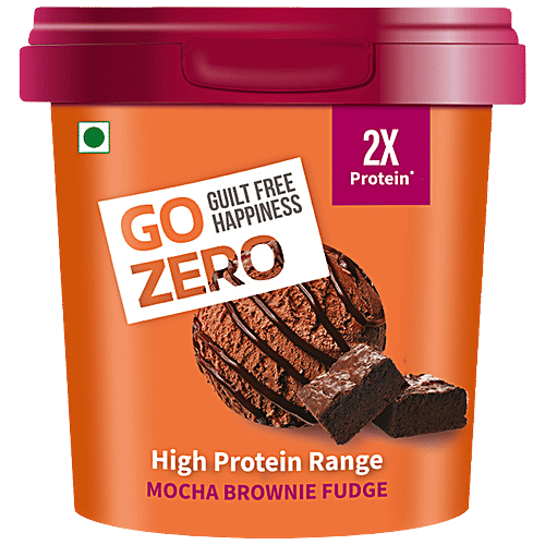 Buy Go Zero High Protein Ice Cream Mocha Brownie Fudge Online at Best
