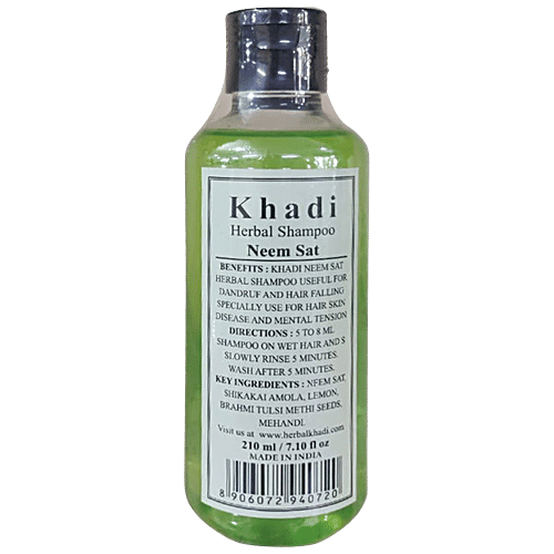 Buy Khadi Herbal Khadi Herbal Neem Sat Shampoo Online at Best Price of