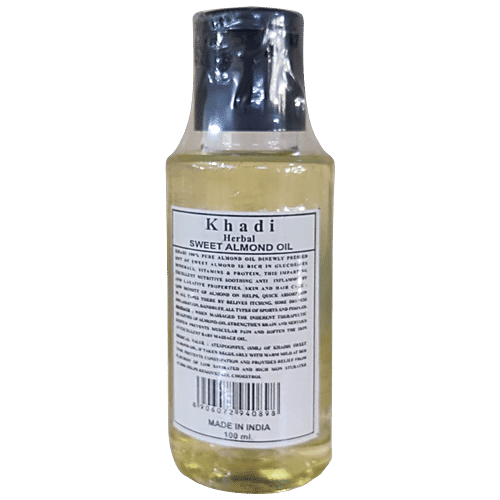 Khadi Herbal Khadi Herbal Sweet Almond Oil, 100 ml  