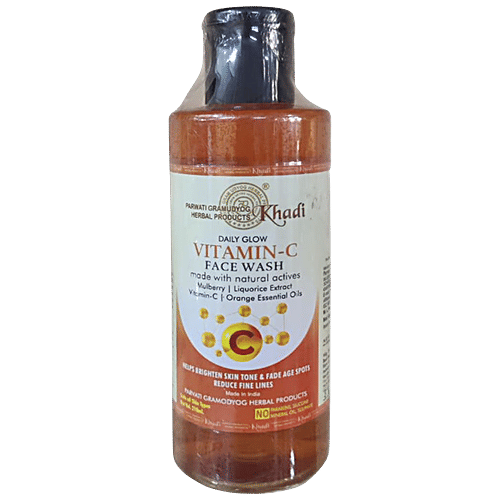 Buy Khadi Herbal Khadi Herbal Vitamin C Face Wash Online at Best Price of Rs 310 bigbasket