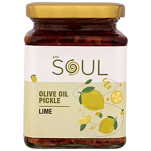 Buy ADF Soul Olive Oil Pickle Lime Online at Best Price of Rs 239.04