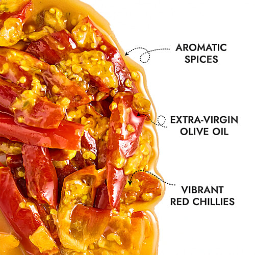 ADF Soul Red Chilli Pickle In Olive Oil, 265 g  