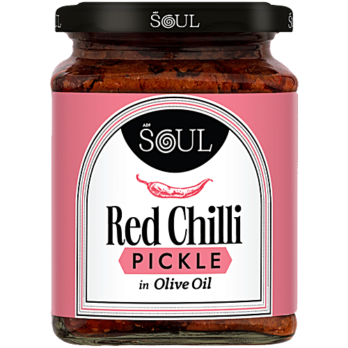 ADF Soul Red Chilli Pickle In Olive Oil, 265 g  