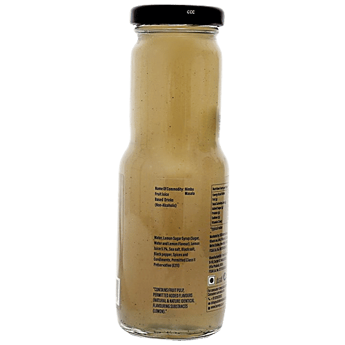 The Masala Pani Co. Nimbu Masala Shikanji, 200 ml  