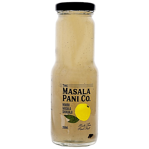 The Masala Pani Co. Nimbu Masala Shikanji, 200 ml  