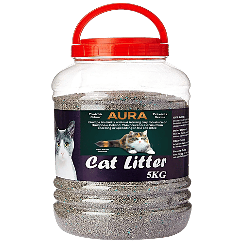 Buy GLENAND Cat Litter Aura 100 Natural Bentonite Online at Best