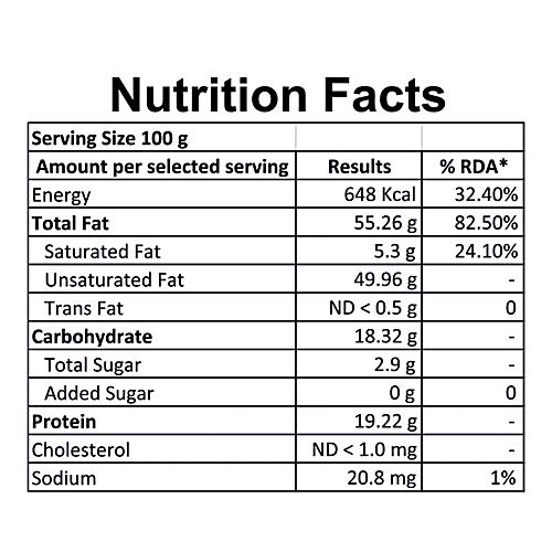 SAO Foods Premium California Almonds, 30 g Pouch