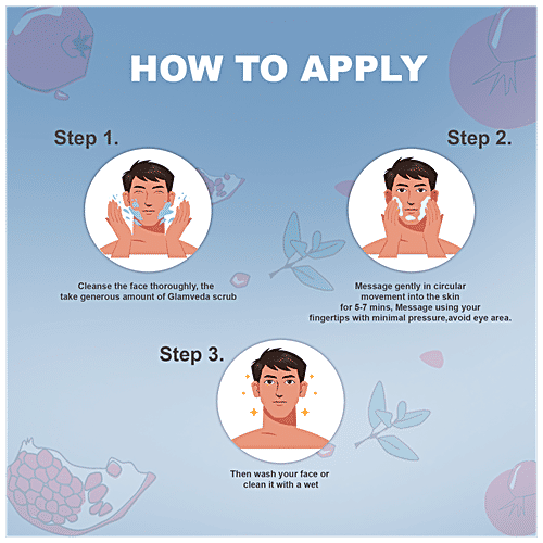 Buy Glamveda Men Oil Control Face Scrub Removes Blackheads