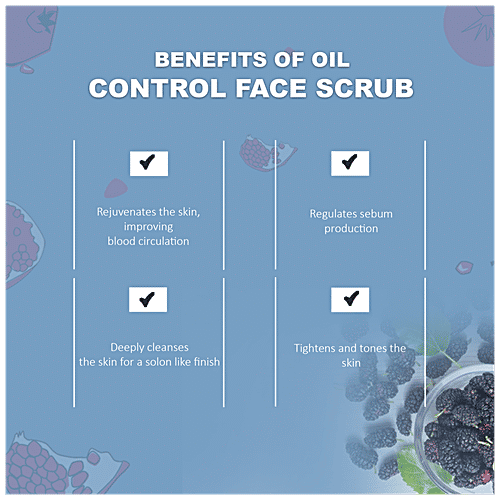 Buy Glamveda Men Oil Control Face Scrub Removes Blackheads