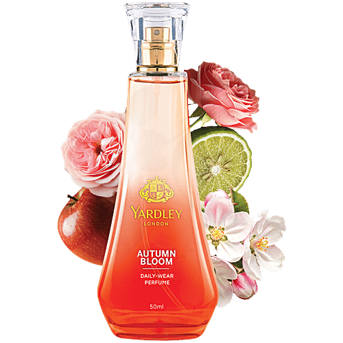Yardley London Autumn Bloom Daily Wear Perfume for Women| Floral Scent, 50 ml  